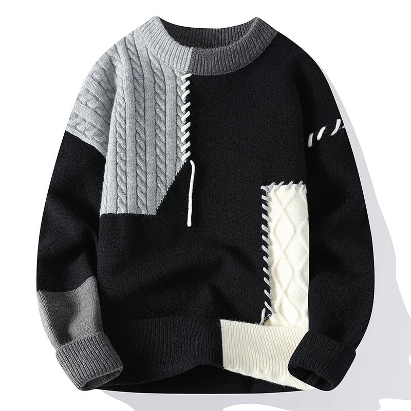 Vaugh | Patchwork Sweater