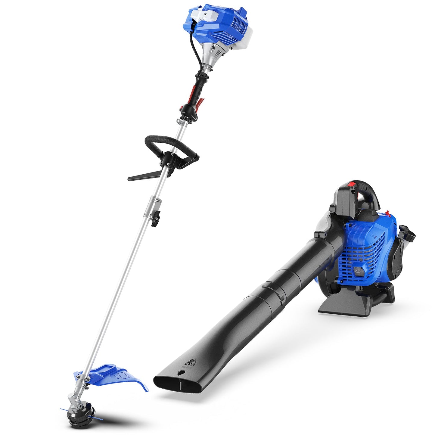 26cc Weed Wacker Gas Powered 4-in-1 Multi Yard Care Tools & 26cc Leaf Blower Combo Kit