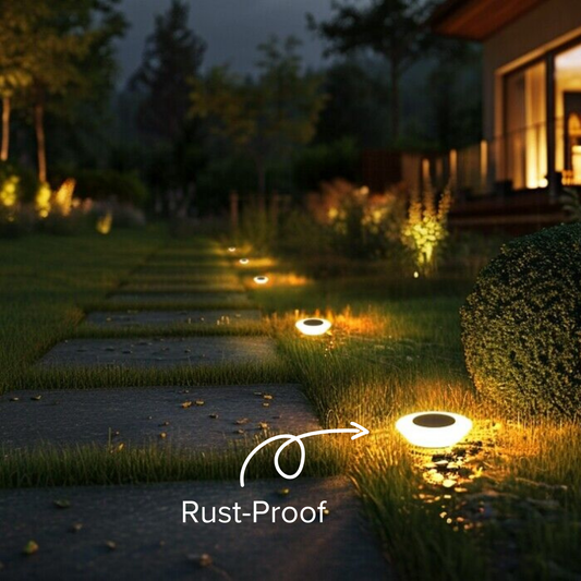 Rust-Proof Solar Ground Light Pack