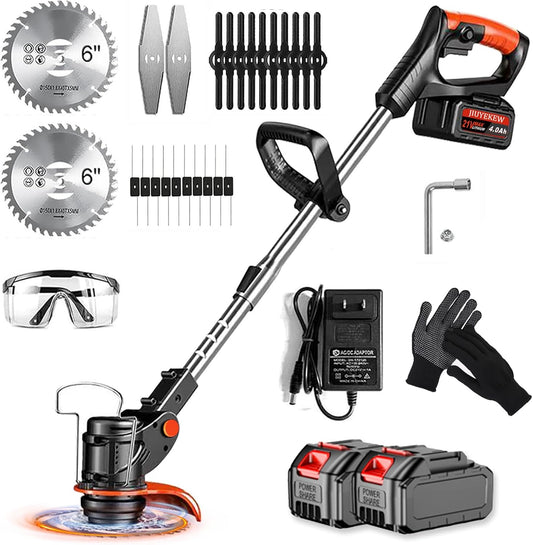 TRIMPRO 4.0 - Cordless Mower, Trimmer, Edger (+2 FREE Batteries)
