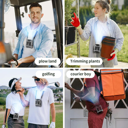Strong Wind - Wearable Air Cooler