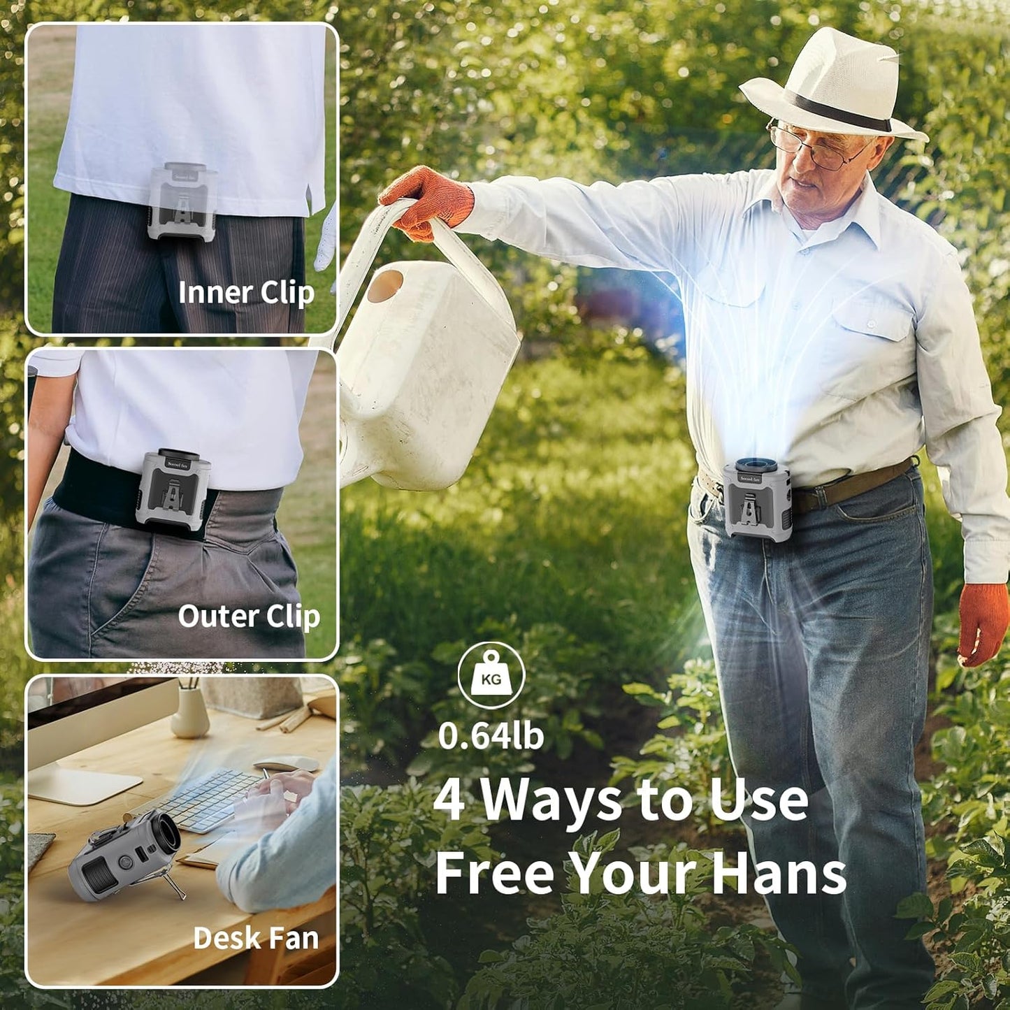 Strong Wind - Wearable Air Cooler