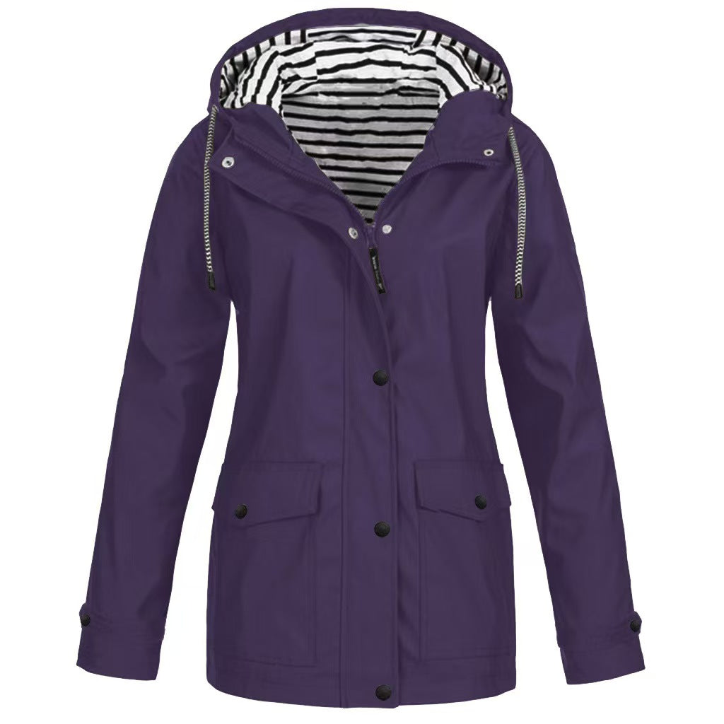 Women's Outdoor s Jacket Lightweight Hooded Coat