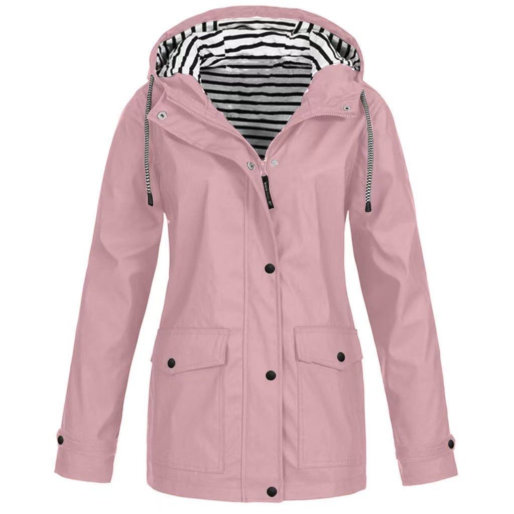 Women's Outdoor s Jacket Lightweight Hooded Coat