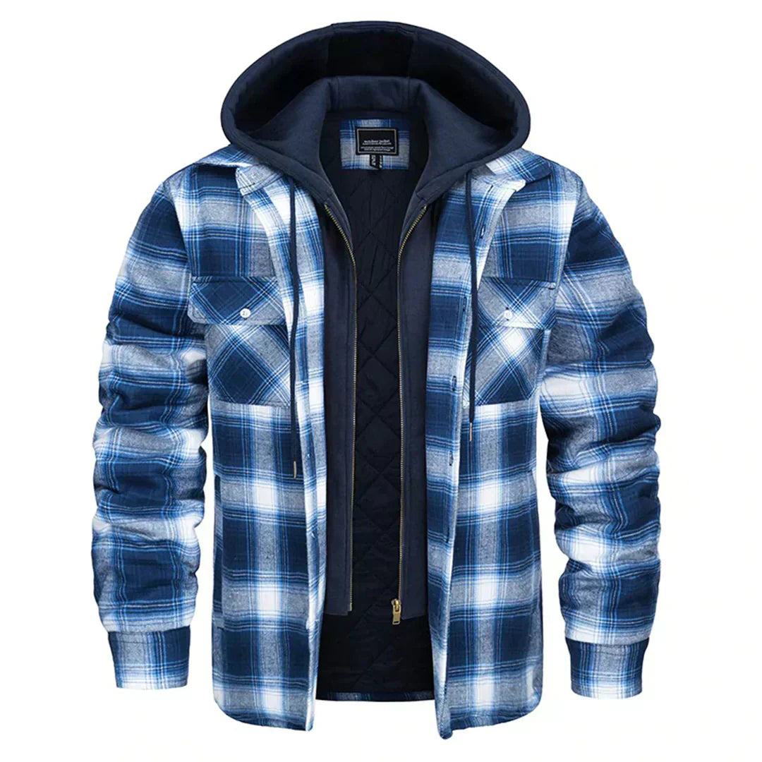 Noel | Checked Hooded Jacket