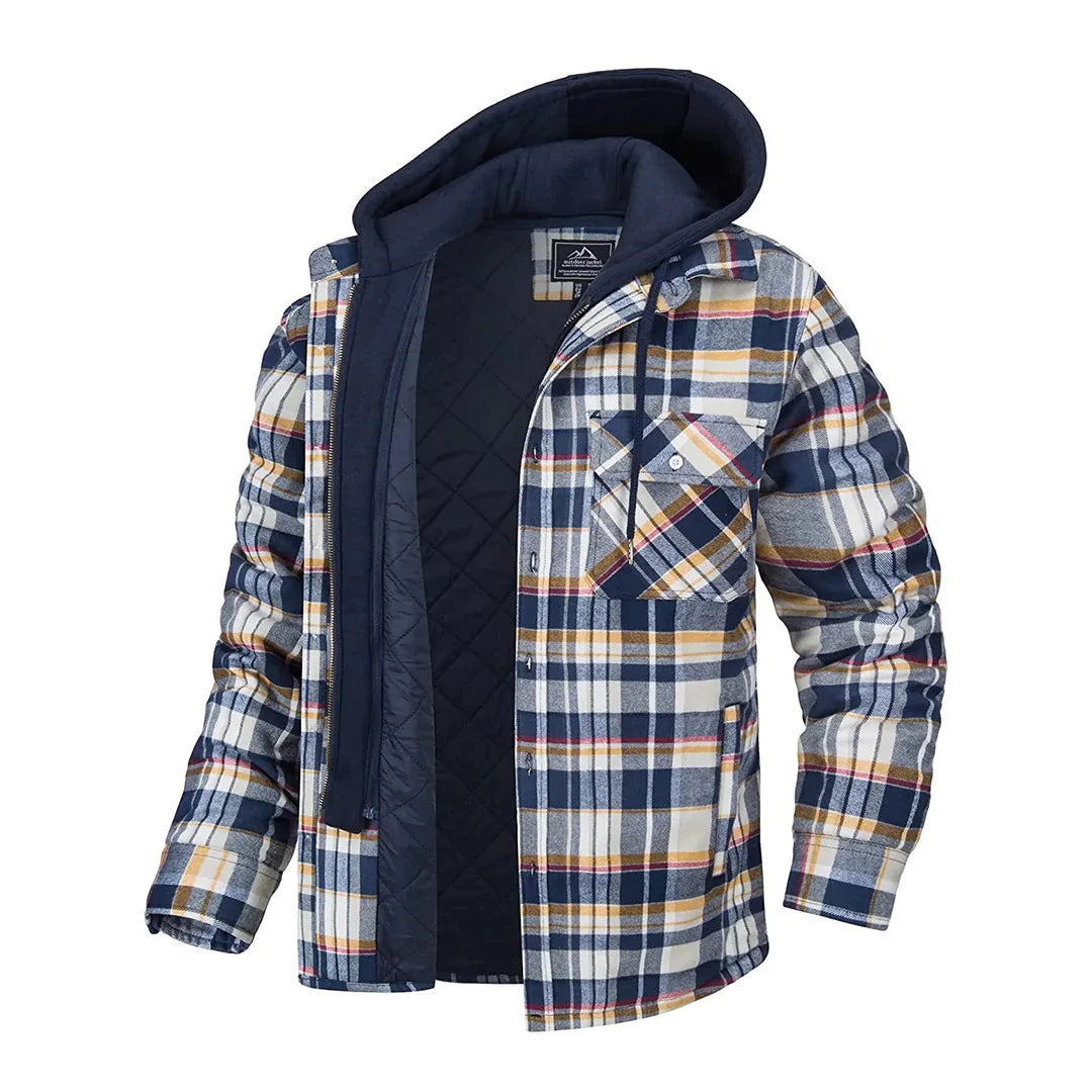 Noel | Checked Hooded Jacket