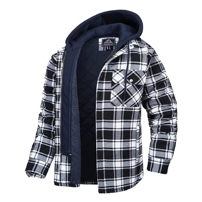 Noel | Checked Hooded Jacket