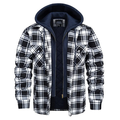 Noel | Checked Hooded Jacket