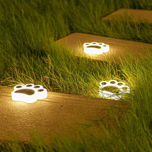 4x Solar Paw Lights