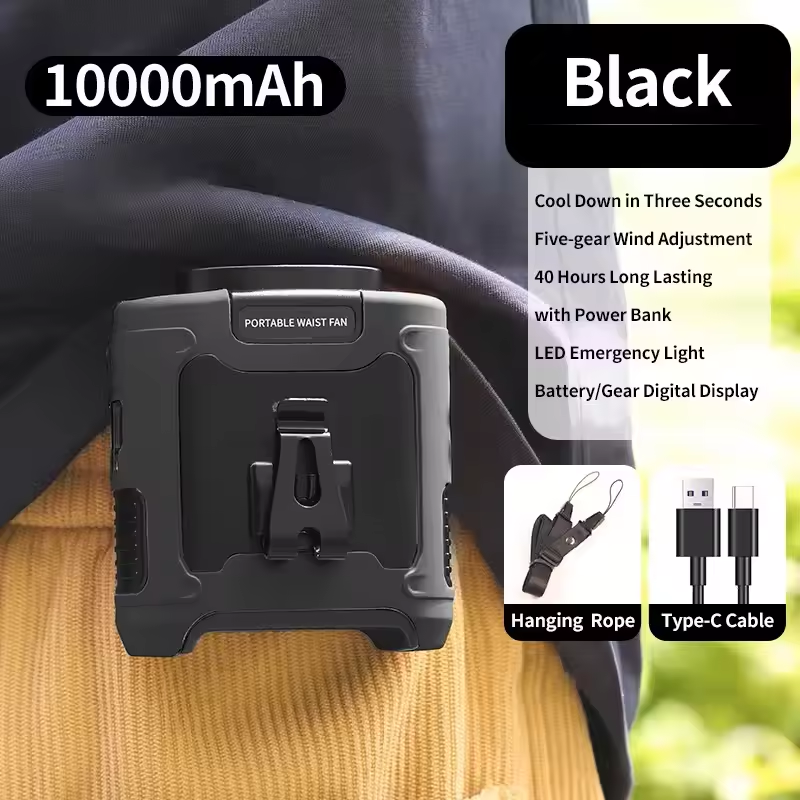 Strong Wind - Wearable Air Cooler