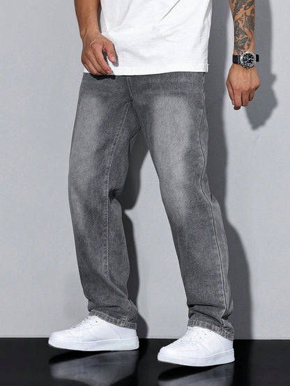 Daan | Solid Color Casual Men's Jeans