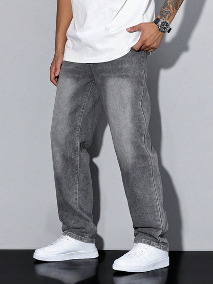 Daan | Solid Color Casual Men's Jeans