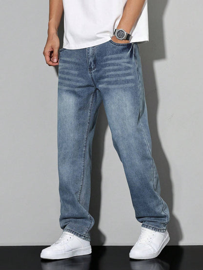 Daan | Solid Color Casual Men's Jeans