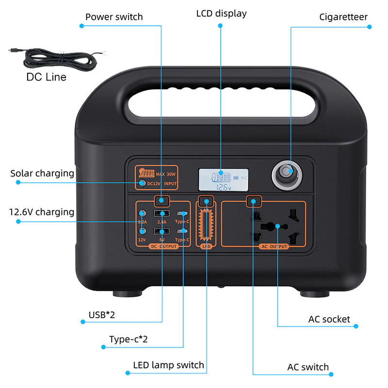 Solar Power Outdoor Station