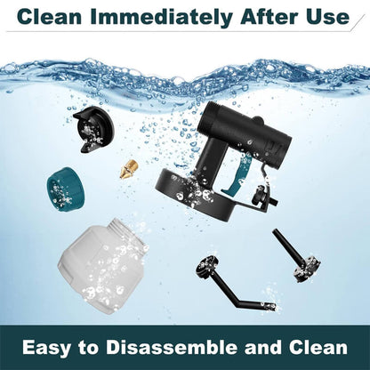 High-pressure Cordless Paint Sprayer (+2 FREE Batteries)